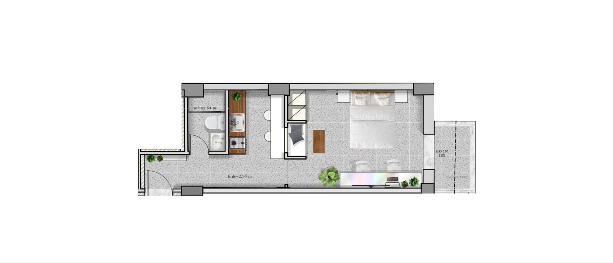 Apartment 5 - 35m²