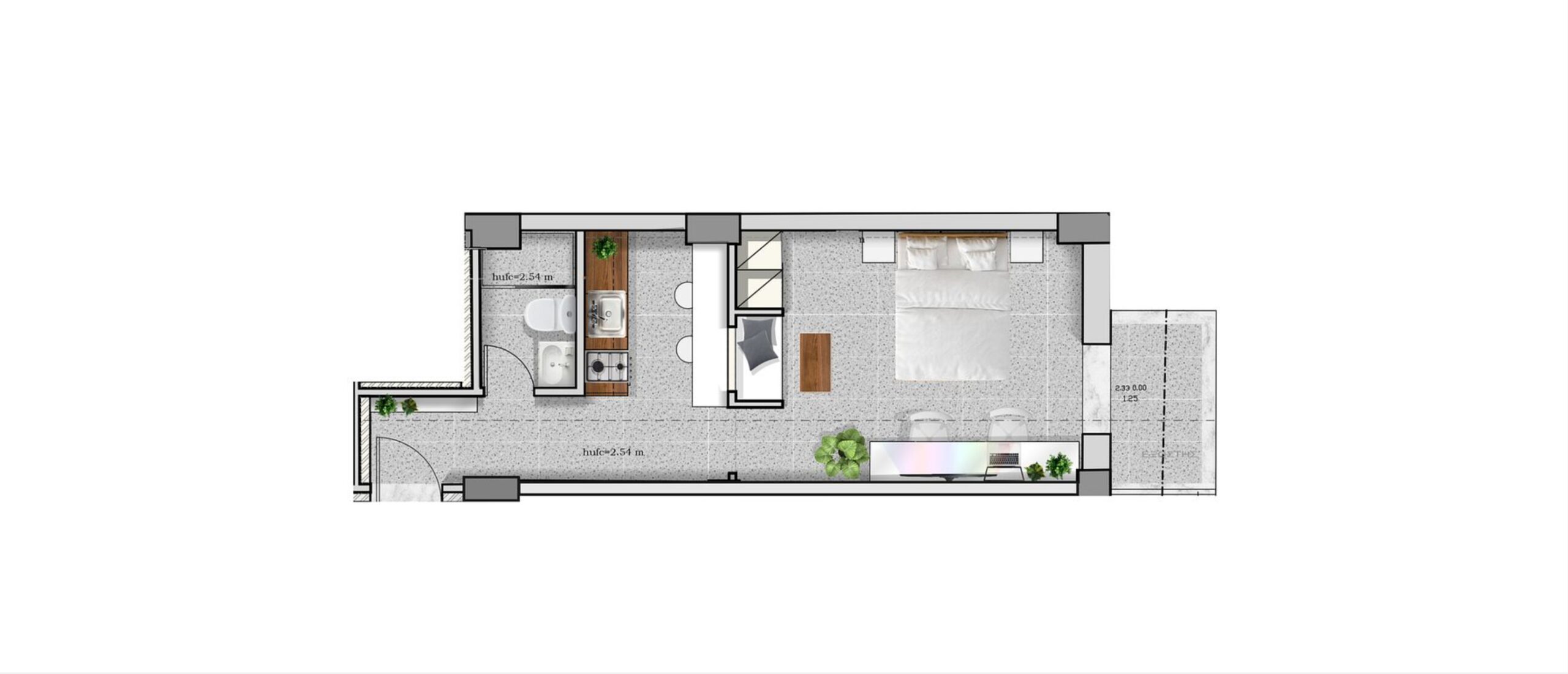 Apartment 5 - 35m²